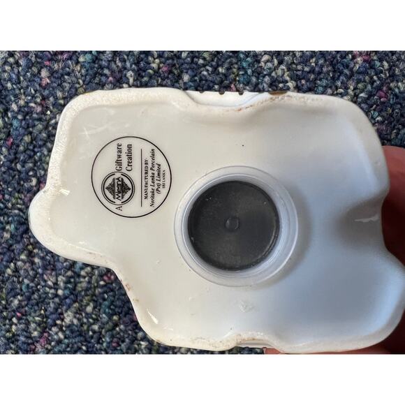 RARE Green MLESNA Noritake Lanka Porcelain Sri Lanka ELEPHLANT Figurine tea - Picture 6 of 6